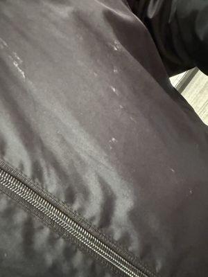 Bleach stains on my jacket