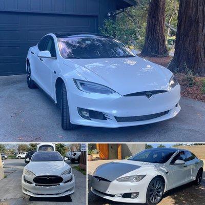 2013 Tesla A Update headlights and facia.