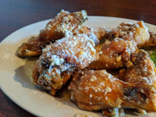 Garlic parmesan wings