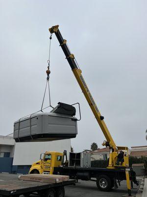 Jacuzzi delivered