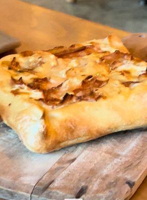 Khachapuri:  bacon  and Brie ()  So good!!