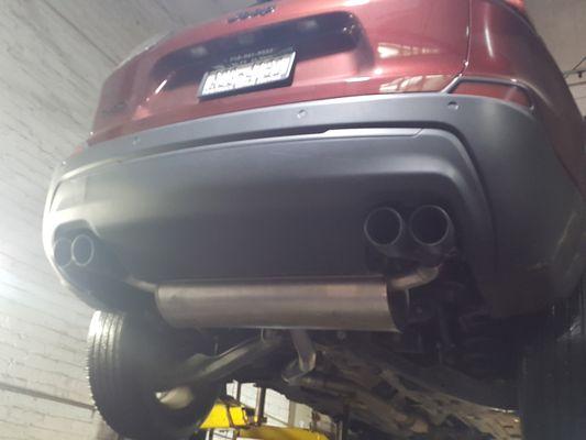 Muffler installed Perfect !  :-)