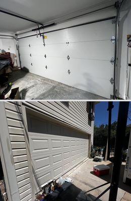 New Installation  Traditional Garage Door