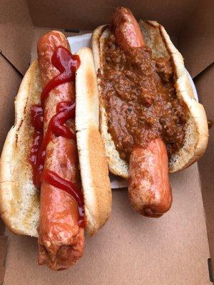 Hot Dog and Chili Dog