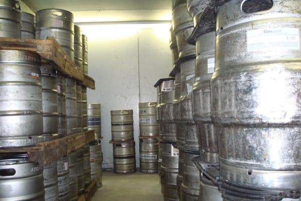 Over 40 varities of keg beer in stock