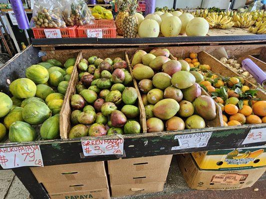 Papayas, mangos, and more