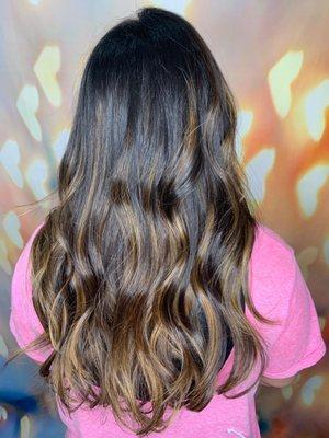 caramel balayage