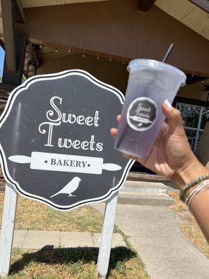 A refreshing Lavender water on this extremely HOT Texas day!!!