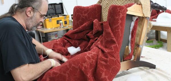 We offer quality, custom re-upholstery services.