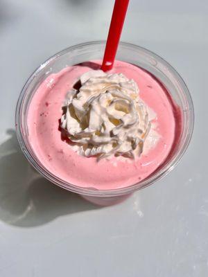 Strawberry shake. Creamy and thick.