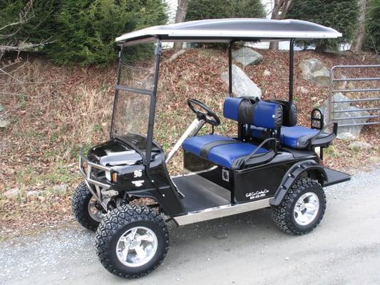 Custom 2006 EZGO Midnight Special Golf Cart with 48V AC System