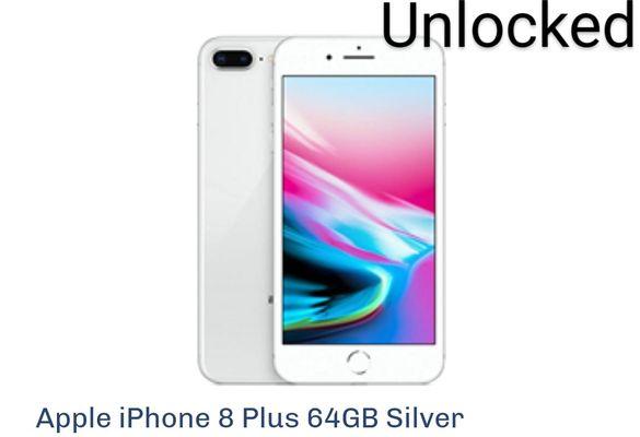 Iphone 8Plus 64Gb Unlocked Verizon/AT&T/T-Mobile/Boost/Metro Pcs/Mint Mobile/Cricket/TracFone/Straight Talk/Simple Mobile= $275.00