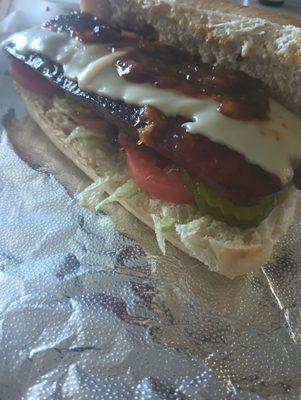 Cajun Andouille Sausage Po'boy