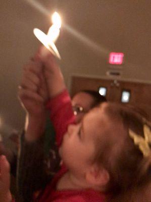 Candle lighting service!