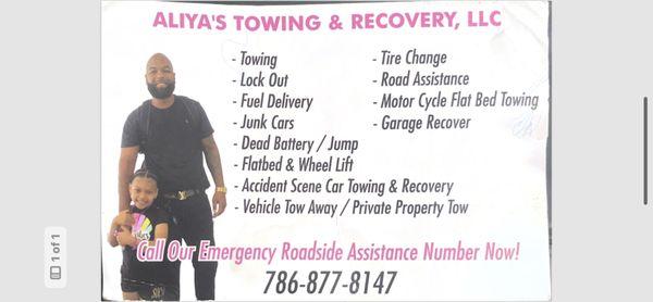 Aliya's Towing & Recovery