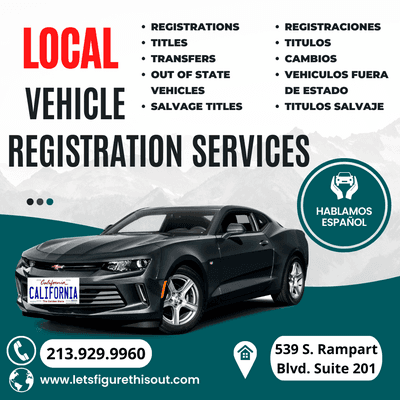 Local Vehicle Registration Services