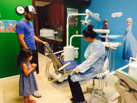 It's not easy getting kids into a dentist's chair