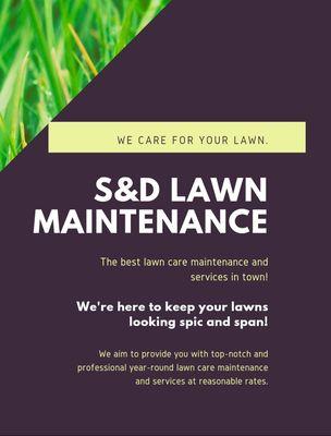 S&D Lawn Maintenance