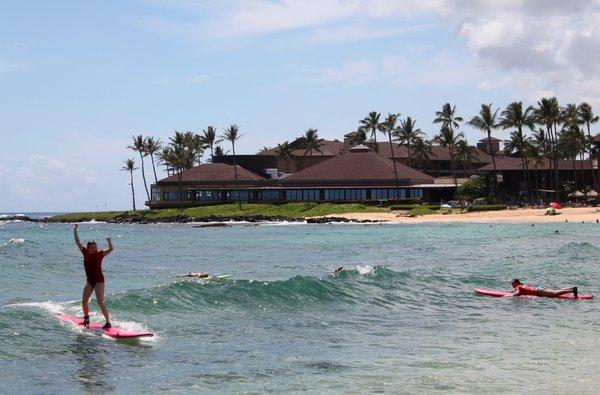 Surfing in Kauai!