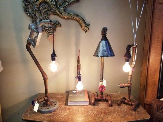 Amazing up cycled lamps