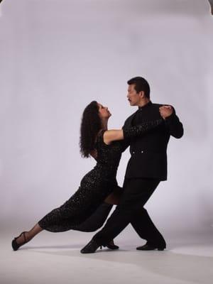 George Garcia & Christy Coté classic tango pose