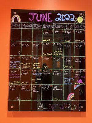 June Calendar