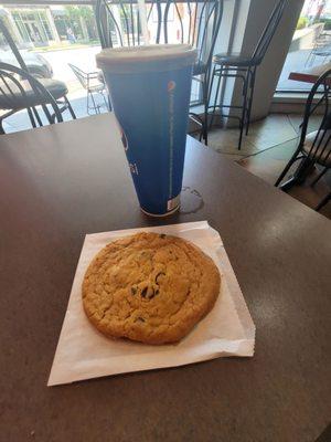 $2 Chocolate chip cookie the size of my hand!!  Best cookie deal in Cleveland!!