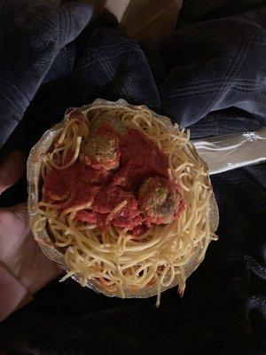 Spaghetti. Not good.