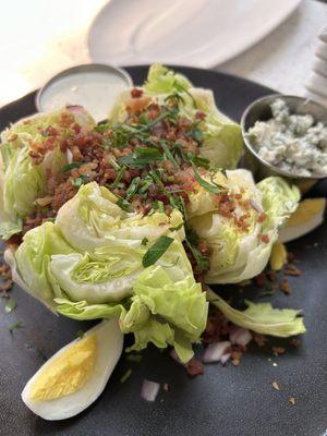 Blue cheese wedge salad