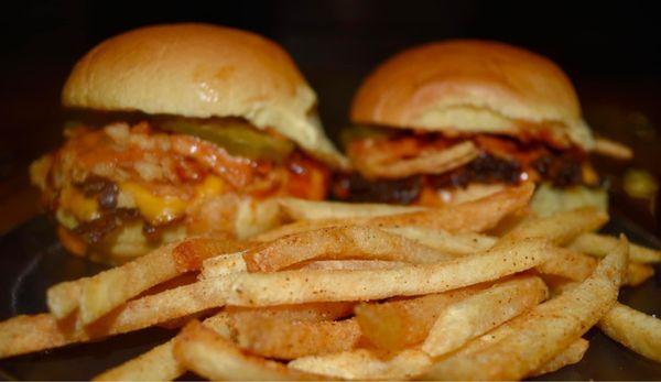 Burger Sliders, French Fried