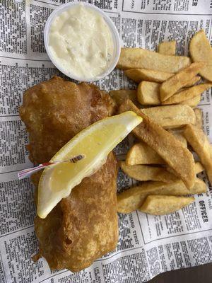 Cod fish & chips