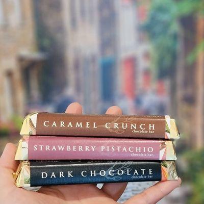 Chocolate bars by Suzanne's Chocolate made in Oregon