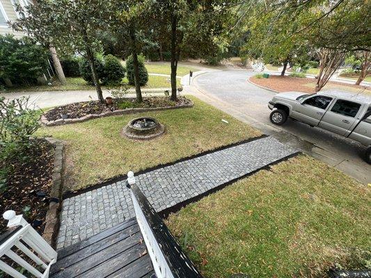 Cobblestone Walkway