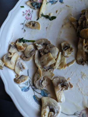 $13 for soggy spinach crepes with rubbery canned mushrooms. Crepe was poorly cooked/raw, as well.