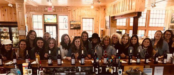 Had a blast at Whispering Bluffs Winery. Thank you Justice Katie and Peter!!!