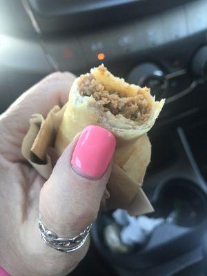 Puny Crisp Burrito Beef