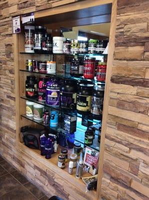 We sell many kind of proteins powder, pre workout, etc