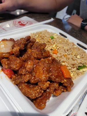 Beijing Beef,  Fried Rice