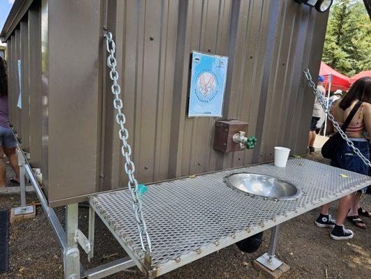 Hand wash station