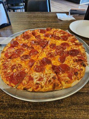 Pepperoni pizza