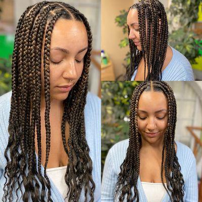 Knotless braids