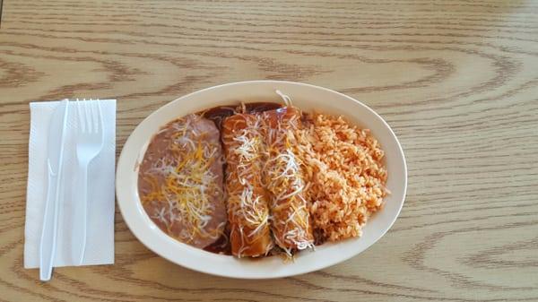 Enchilada plate for only $5.99