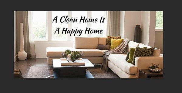 We love a clean home! Let us help you achieve a happy home