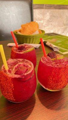 Dragon fruit margarita