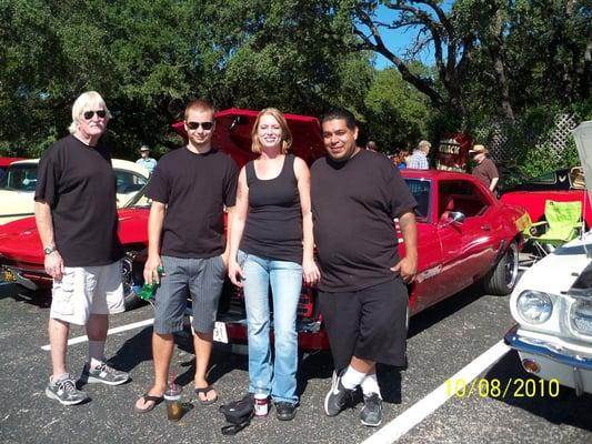 at rudy's car show