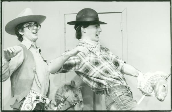 Bob Odenkirk in a childrens musical produced by Players Workshop and performed at the Second City in Chicago, circ 1981