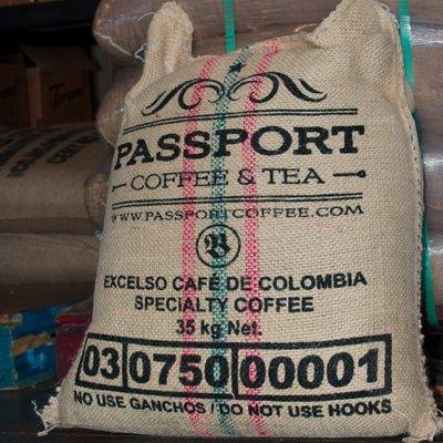 We source coffee from small farms.