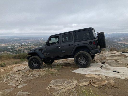 This is my jeep about a year ago, since them I have gotten a new tire carrier and a new steering stabilizer.