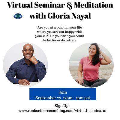 Virtual seminars on
Www.ronbusinesscoaching.com