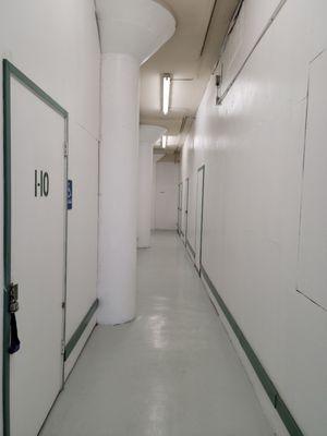 Hallway of units